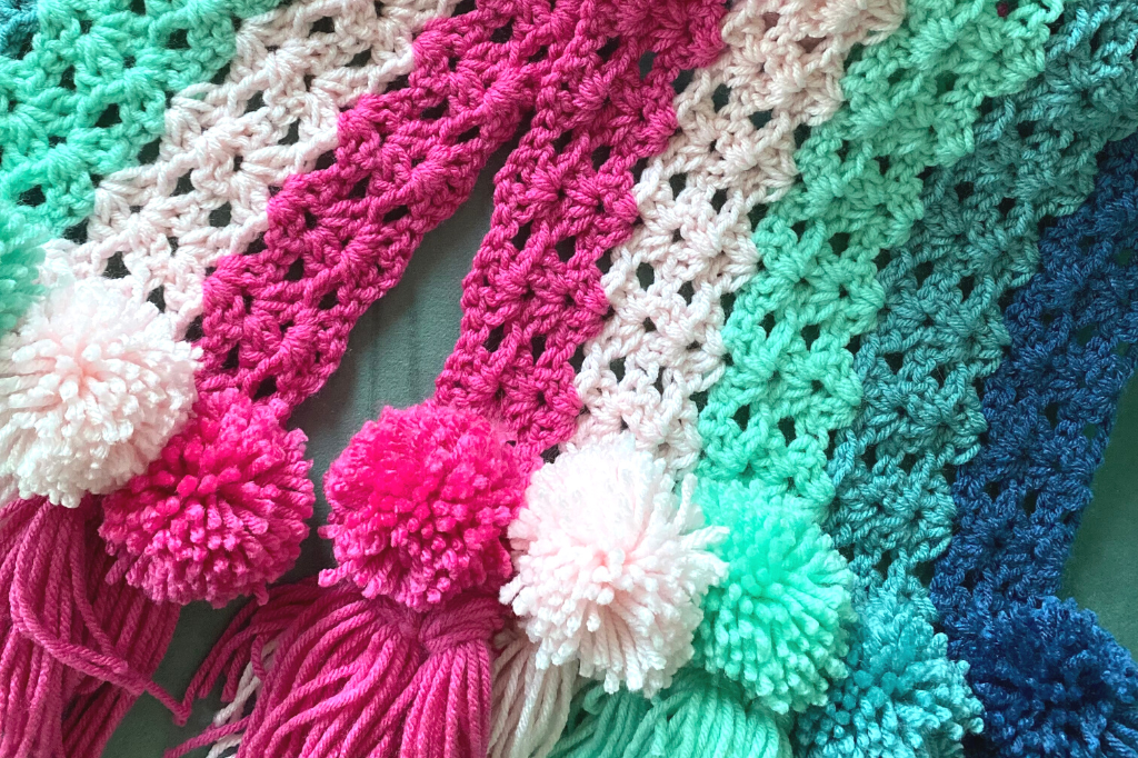 Decked Out Crochet Scarf Pattern