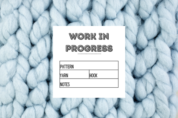 Free Work in Progress Notes Printable